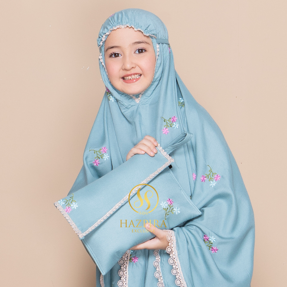Mukena Anak Rayon Bordir Nadira