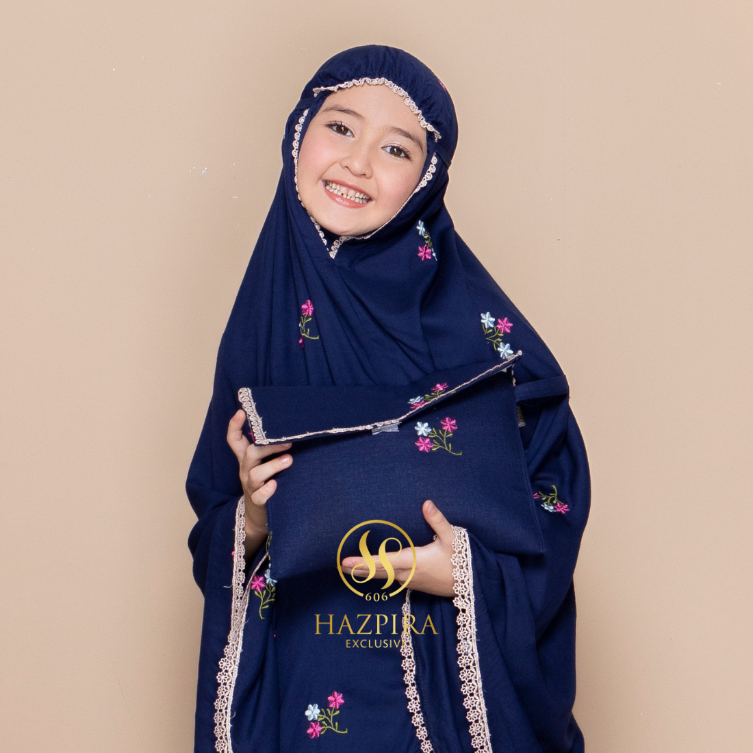 Mukena Anak Rayon Bordir Nadira