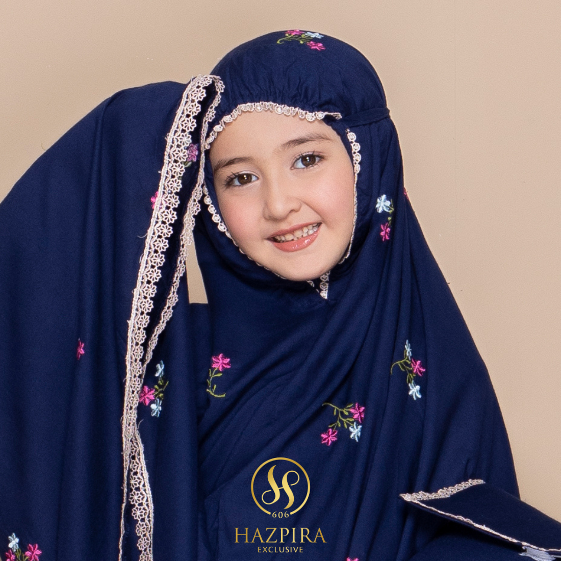 Mukena Anak Rayon Bordir Nadira