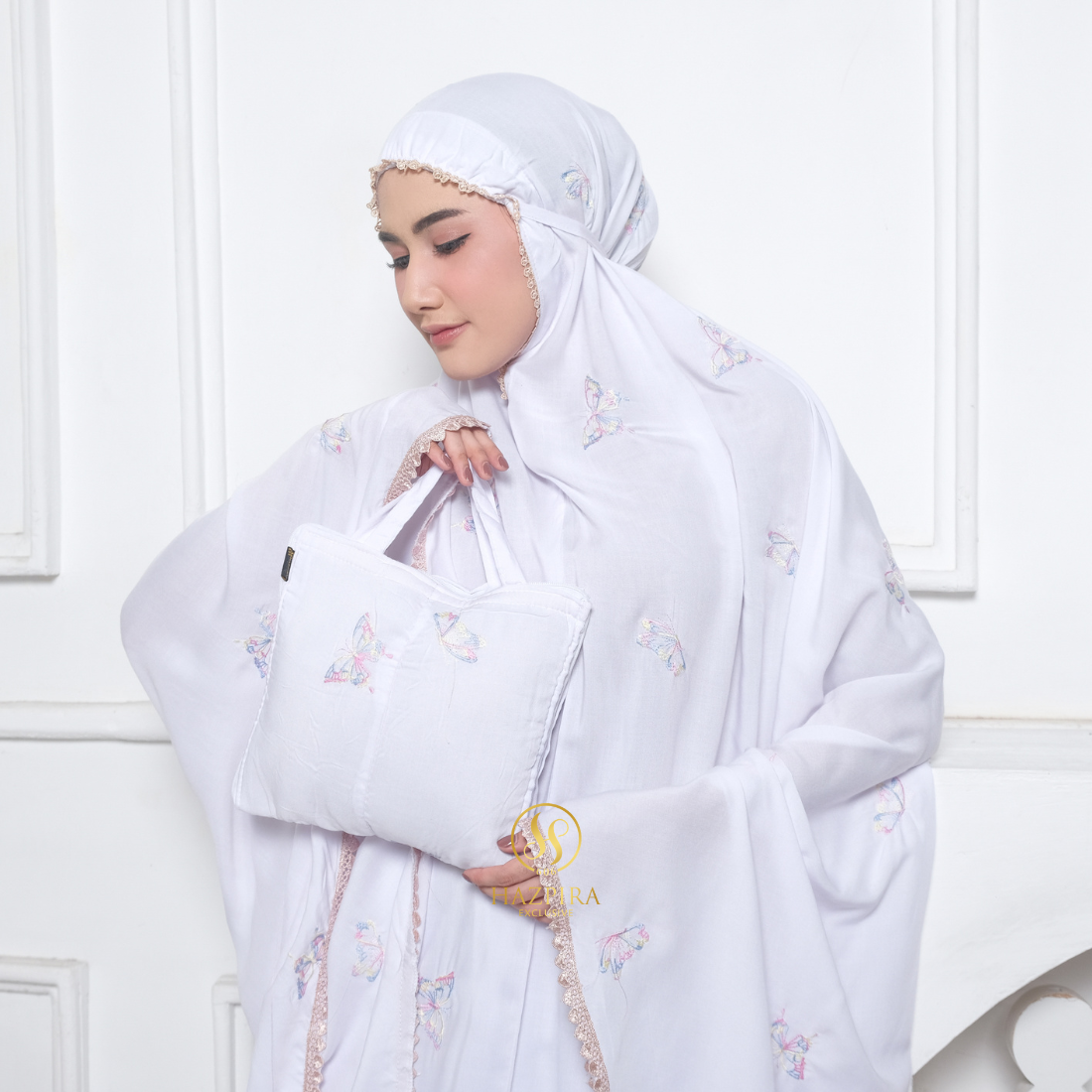 Mukena Dewasa Rayon Bordir Butterfly