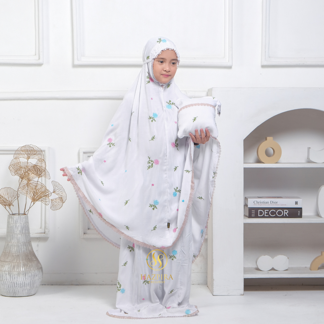 Mukena Anak Rayon Bordir Nahla
