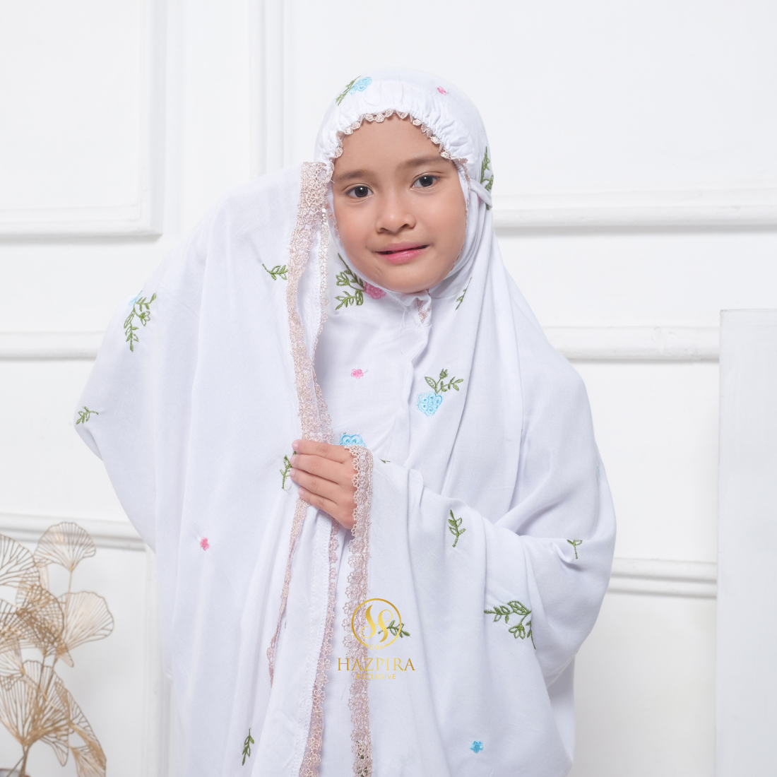Mukena Anak Rayon Bordir Nahla