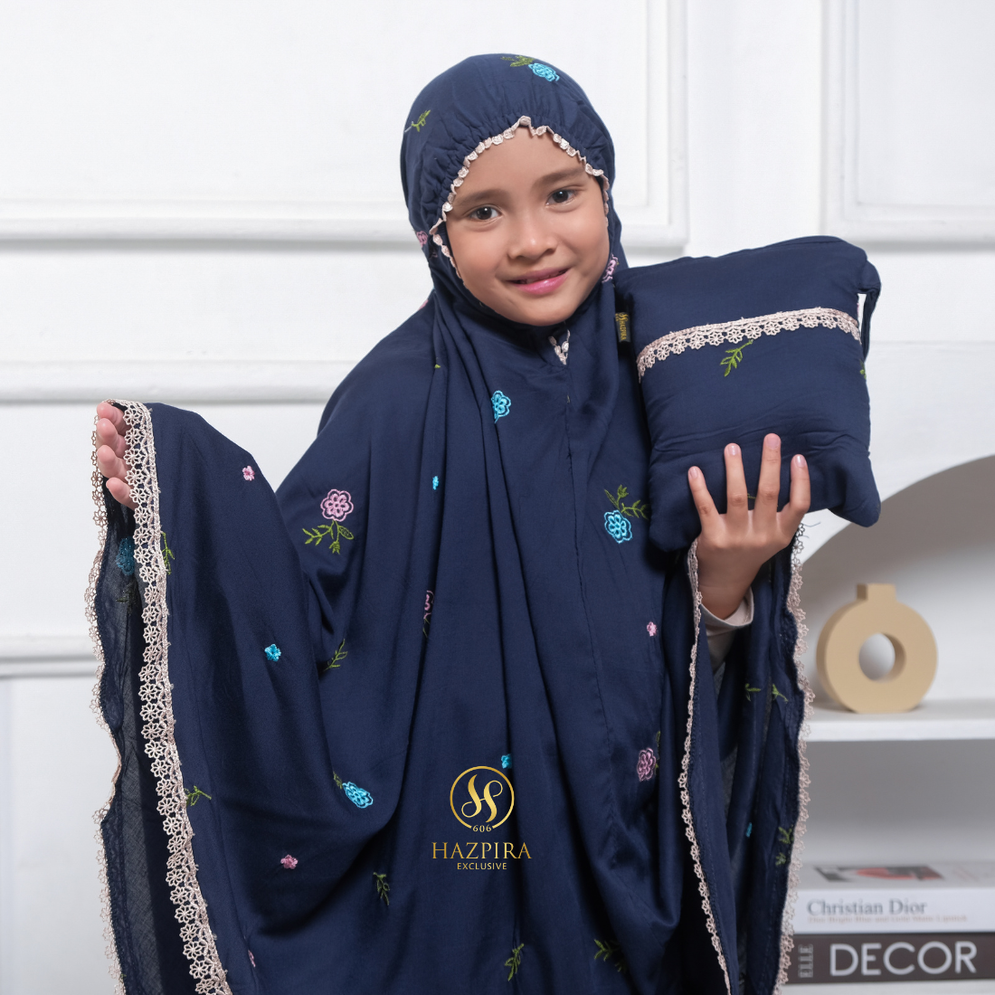 Mukena Anak Rayon Bordir Nahla