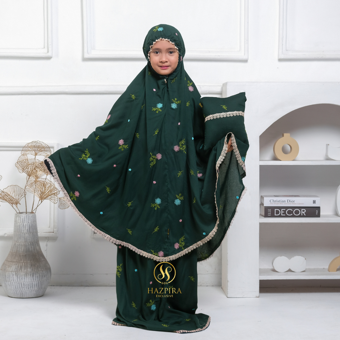 Mukena Anak Rayon Bordir Nahla