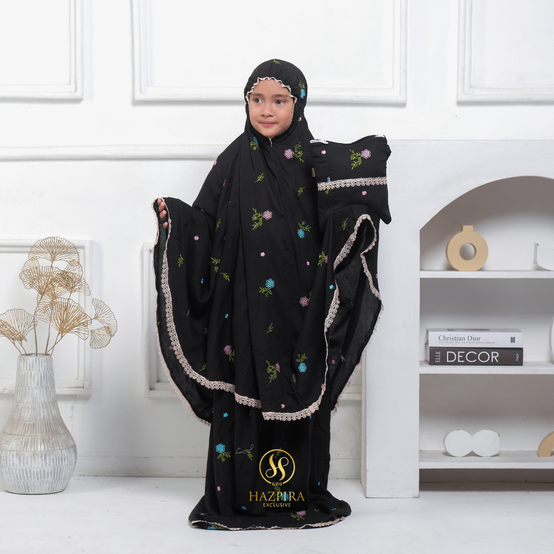 Mukena Anak Rayon Bordir Nahla