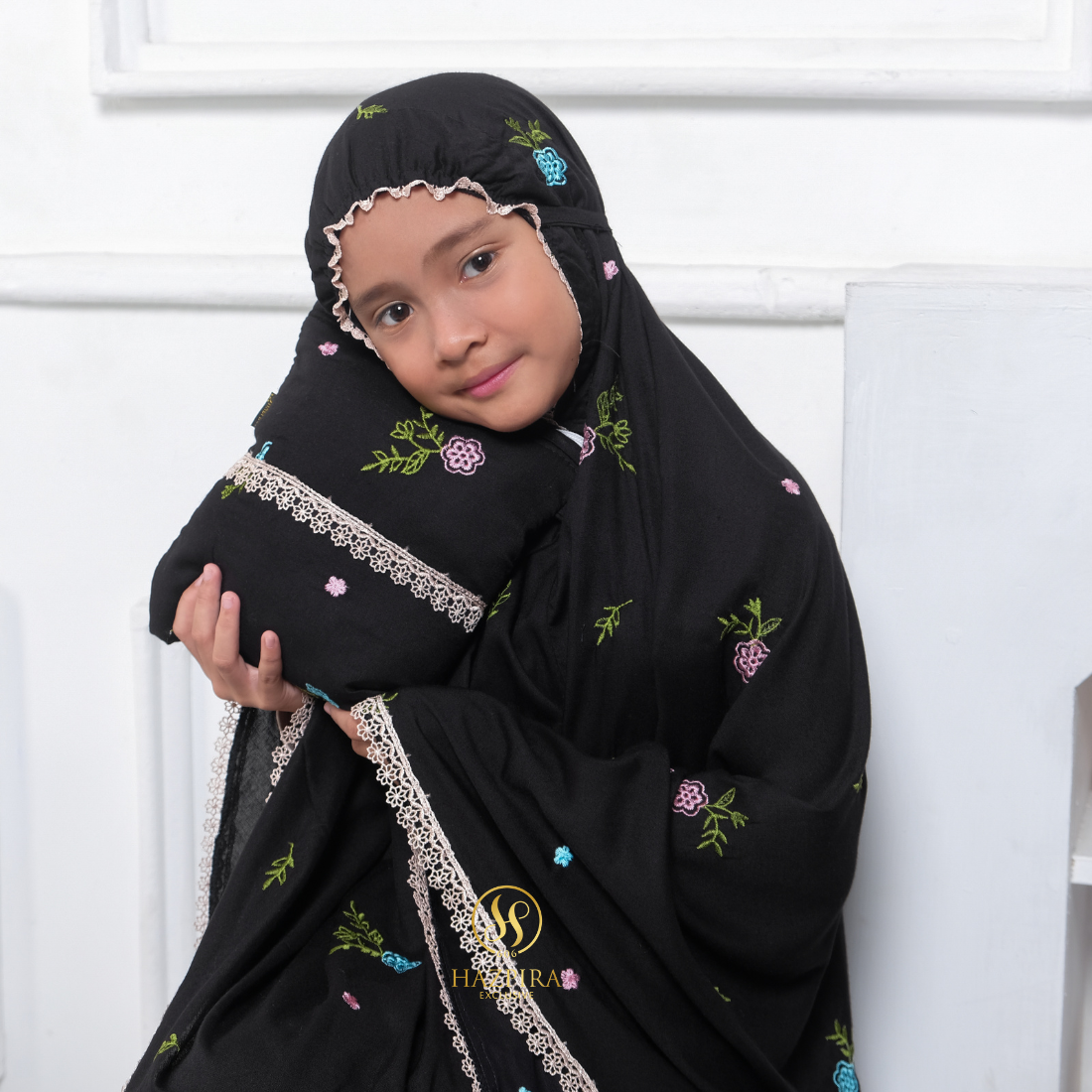 Mukena Anak Rayon Bordir Nahla