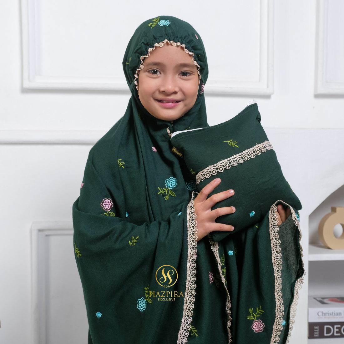 Mukena Anak Rayon Bordir Nahla