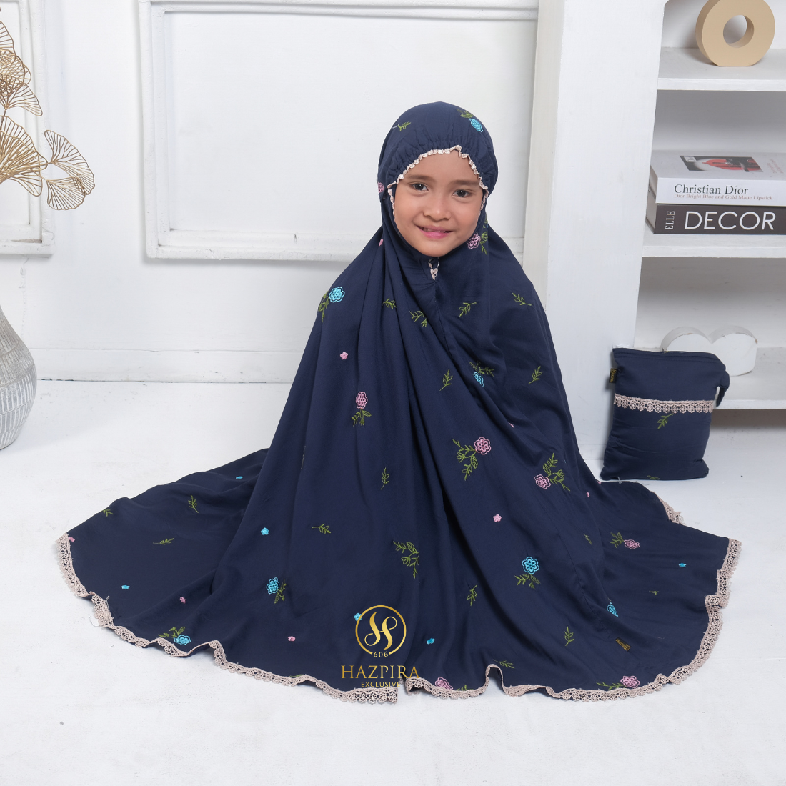 Mukena Anak Rayon Bordir Nahla