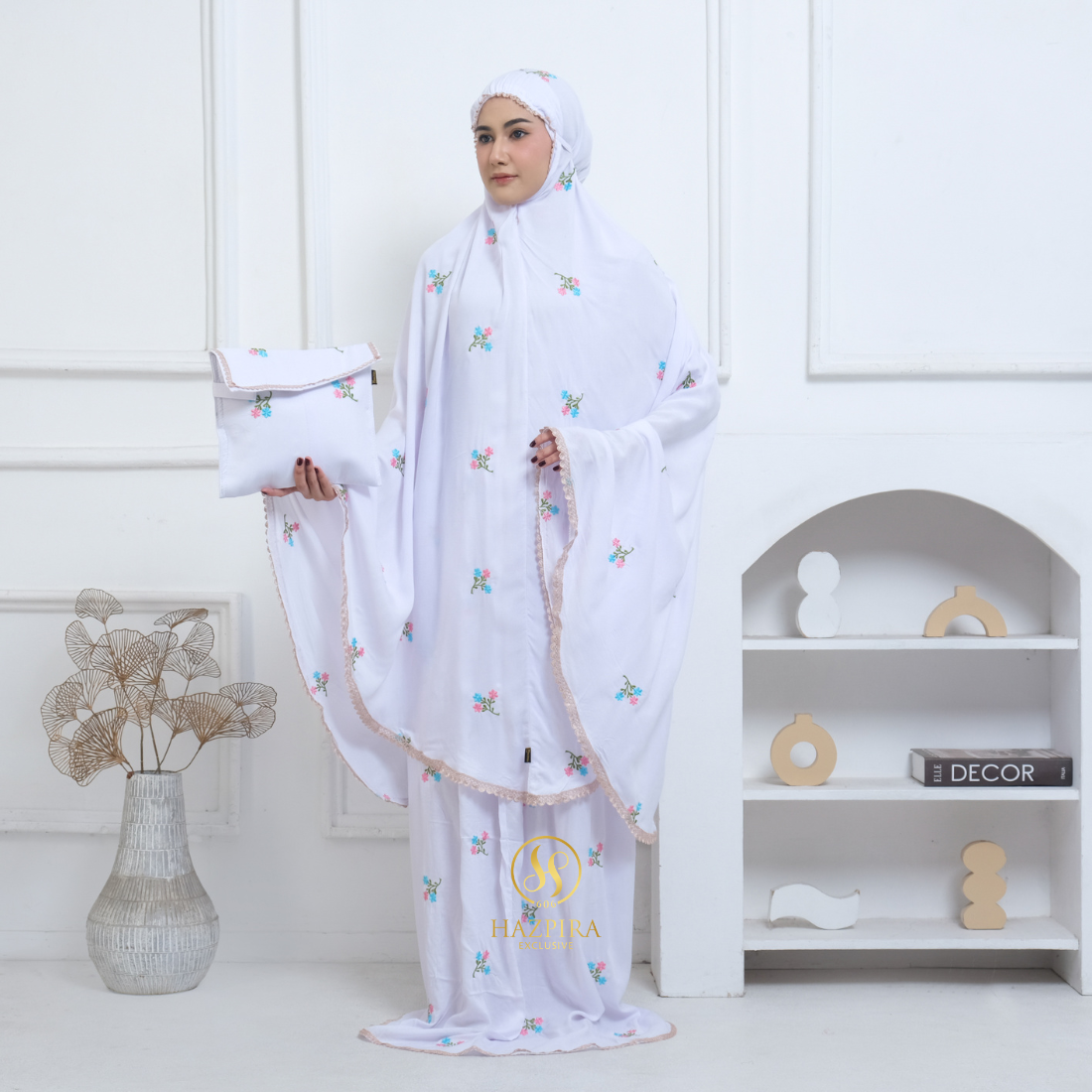 Mukena Dewasa Rayon Bordir Nadira