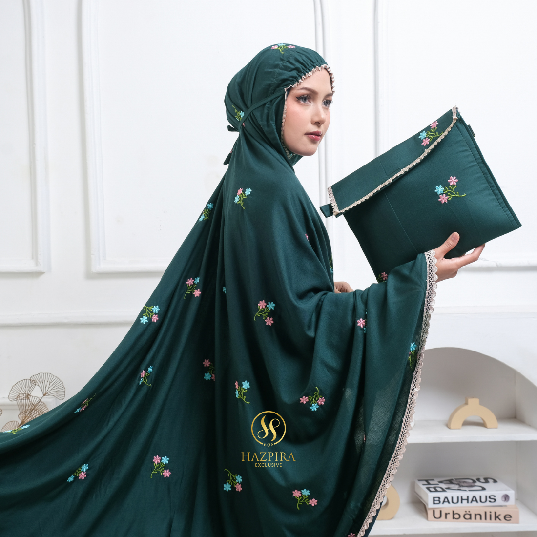 Mukena Dewasa Rayon Bordir Nadira