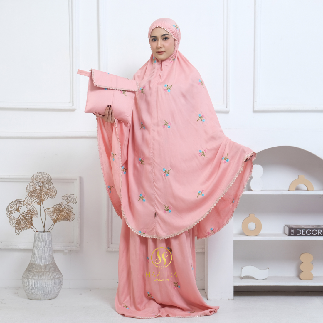 Mukena Dewasa Rayon Bordir Nadira