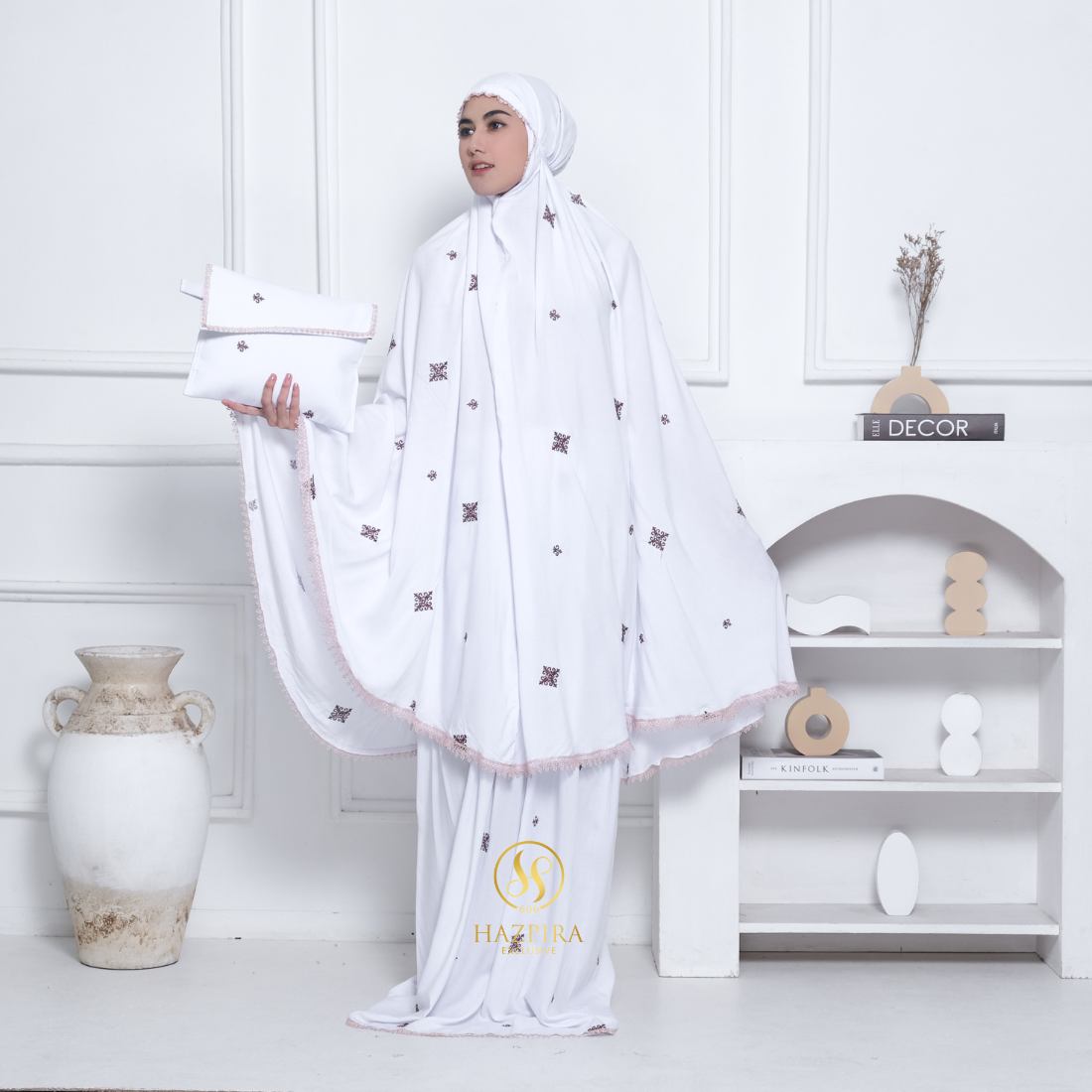 Mukena Dewasa Rayon Bordir Batik