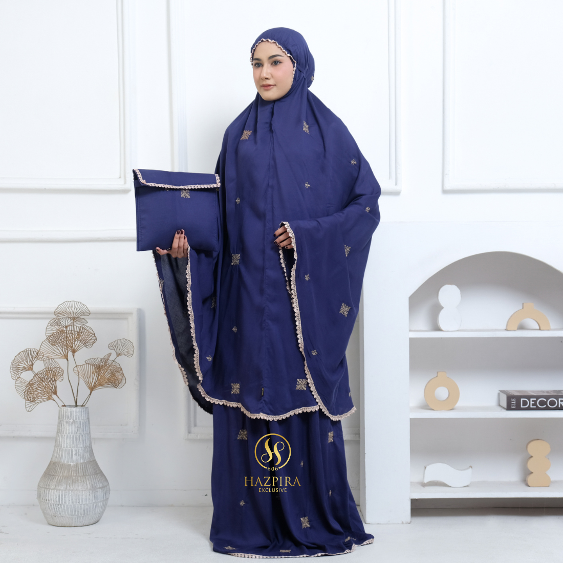Mukena Dewasa Rayon Bordir Batik
