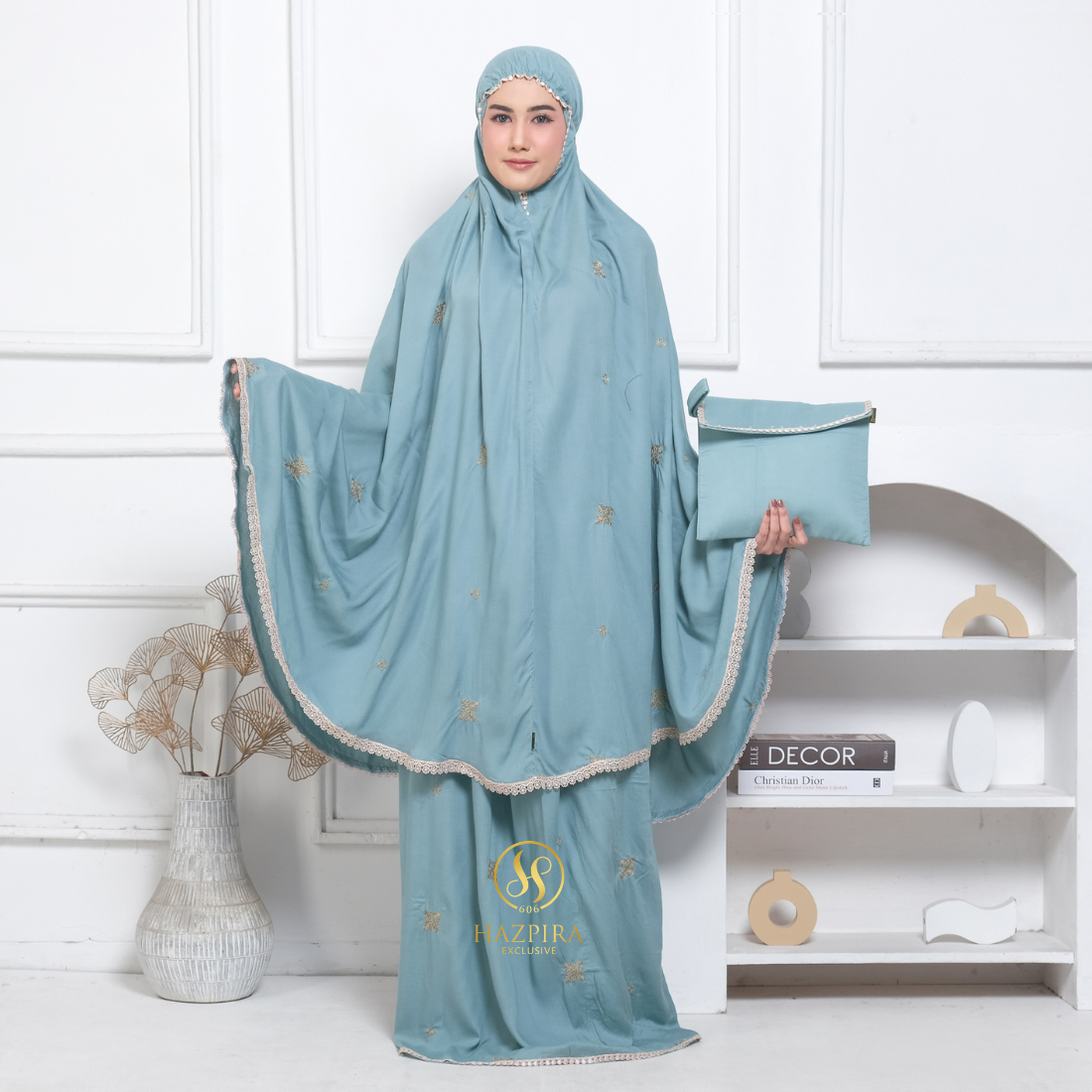 Mukena Dewasa Rayon Bordir Batik