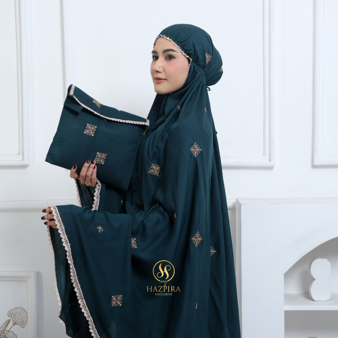 Mukena Dewasa Rayon Bordir Batik