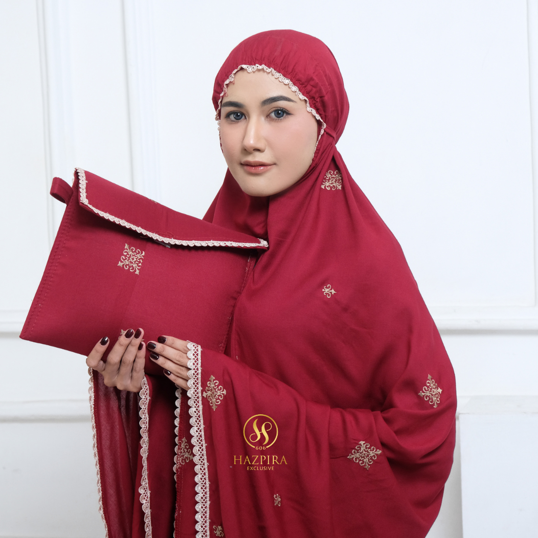 Mukena Dewasa Rayon Bordir Batik