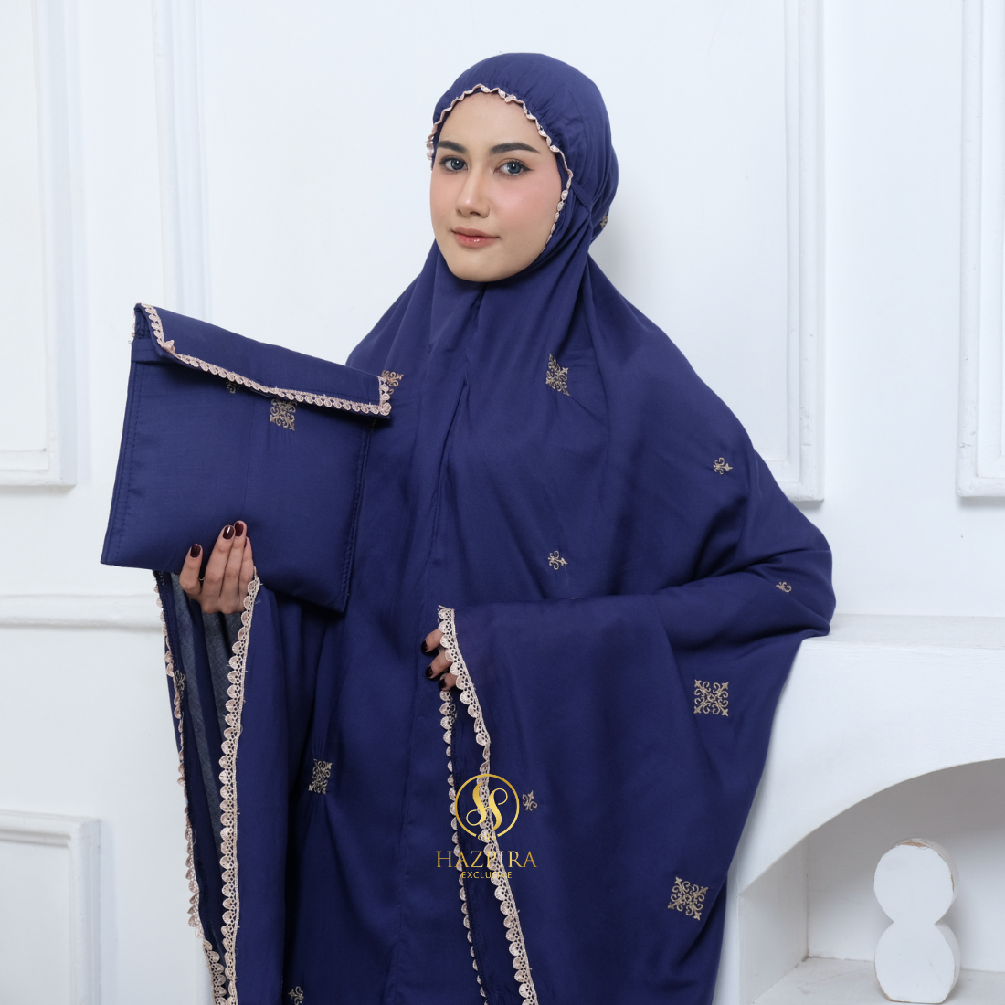Mukena Dewasa Rayon Bordir Batik