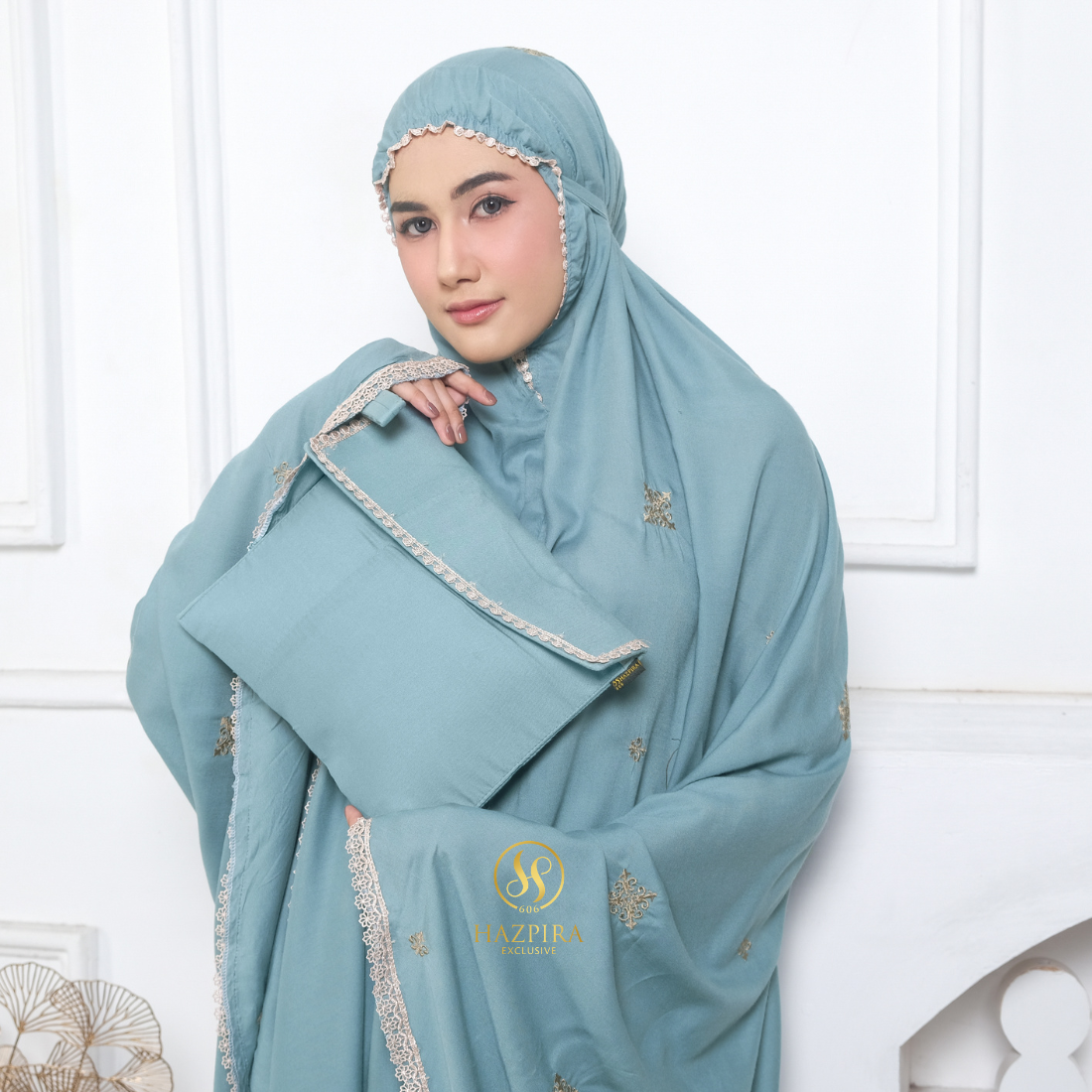 Mukena Dewasa Rayon Bordir Batik