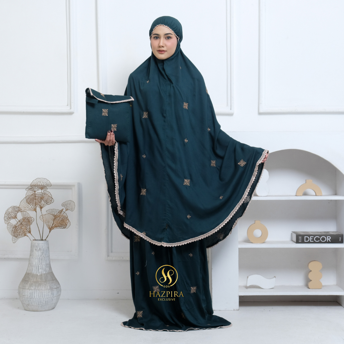 Mukena Dewasa Rayon Bordir Batik