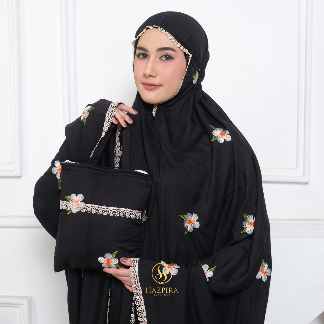 Mukena Dewasa Rayon Bordir Mahalini