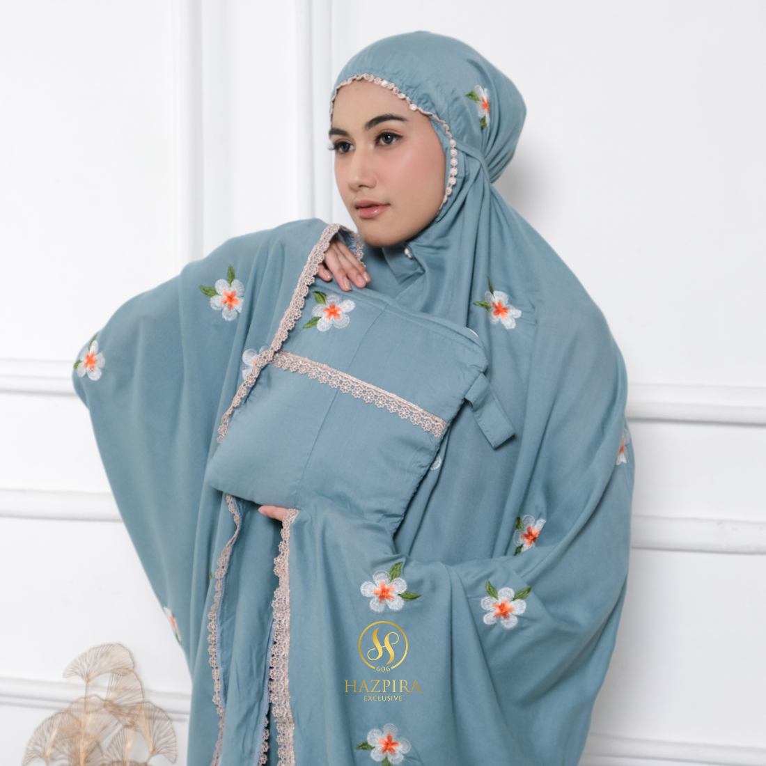 Mukena Dewasa Rayon Bordir Mahalini