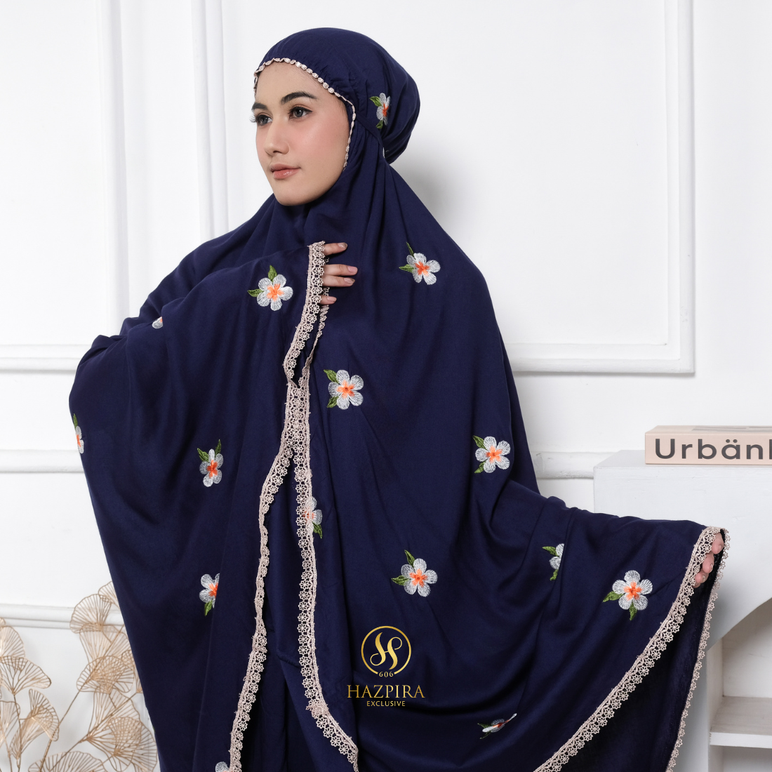 Mukena Dewasa Rayon Bordir Mahalini