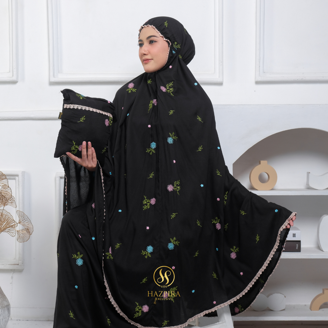 Mukena Dewasa Rayon Bordir Nahla