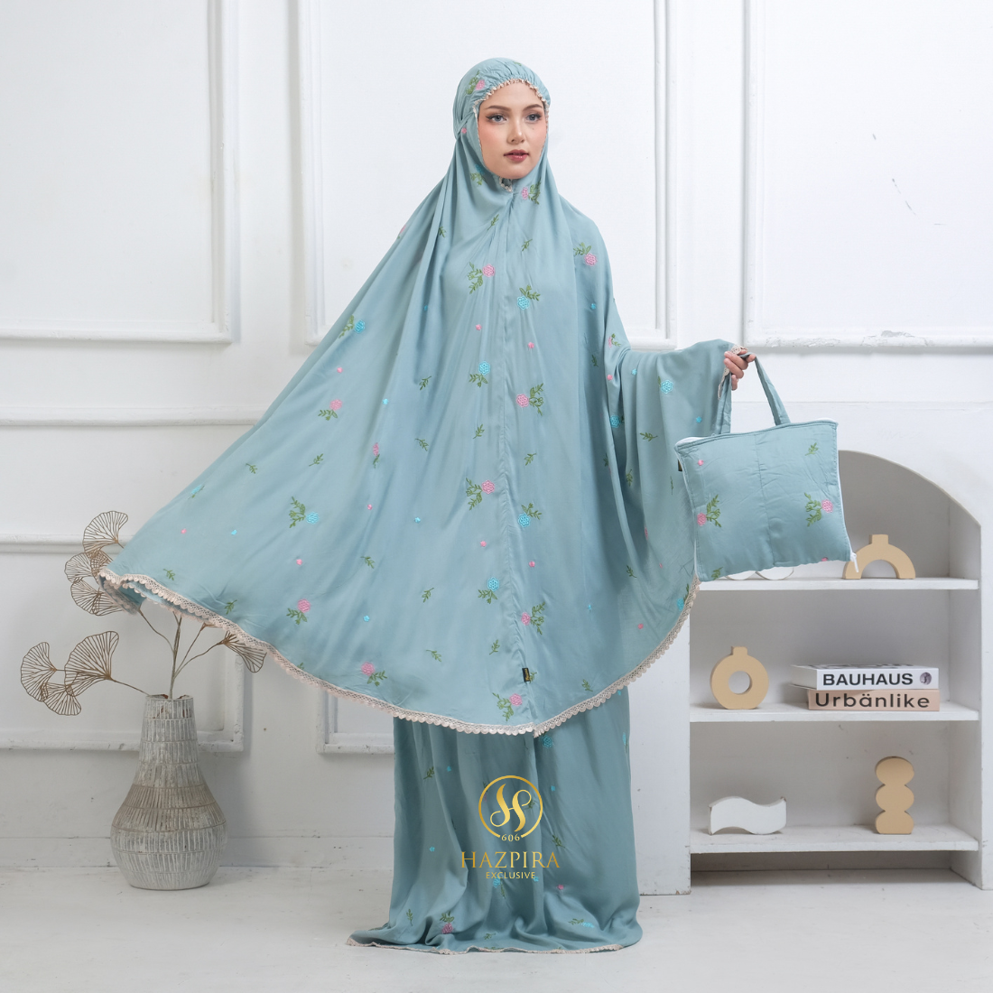 Mukena Dewasa Rayon Bordir Nahla