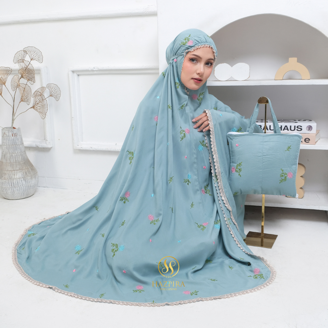 Mukena Dewasa Rayon Bordir Nahla