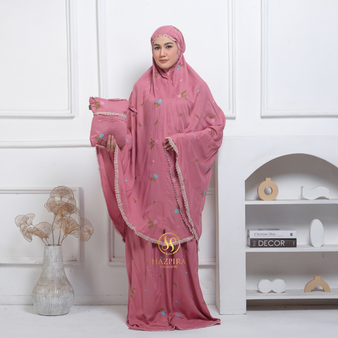 Mukena Dewasa Rayon Bordir Nahla