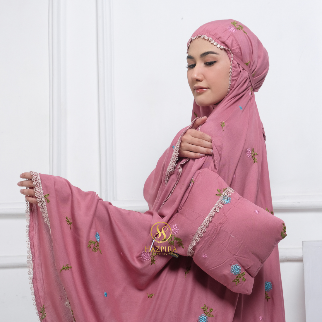 Mukena Dewasa Rayon Bordir Nahla