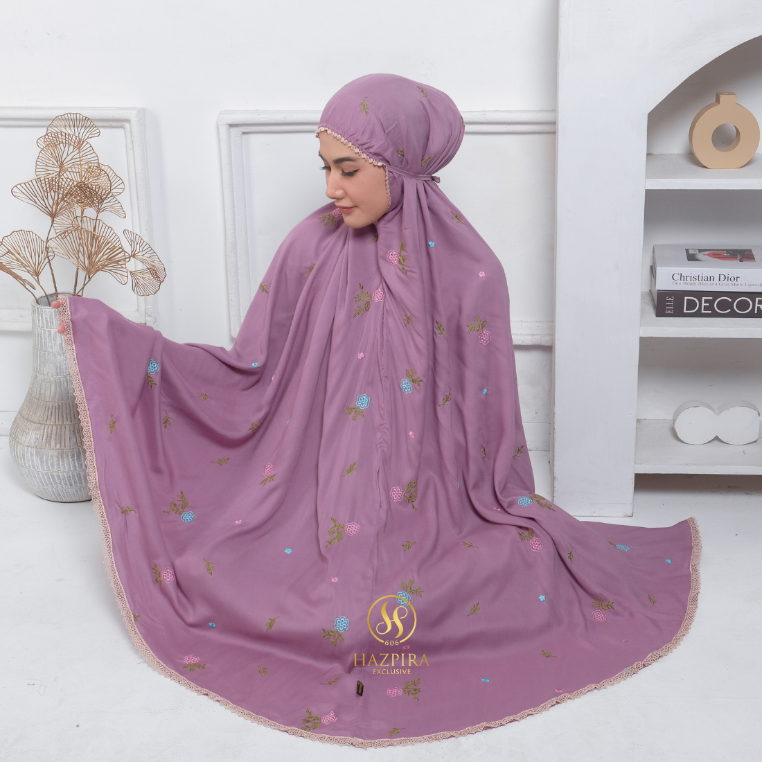 Mukena Dewasa Rayon Bordir Nahla