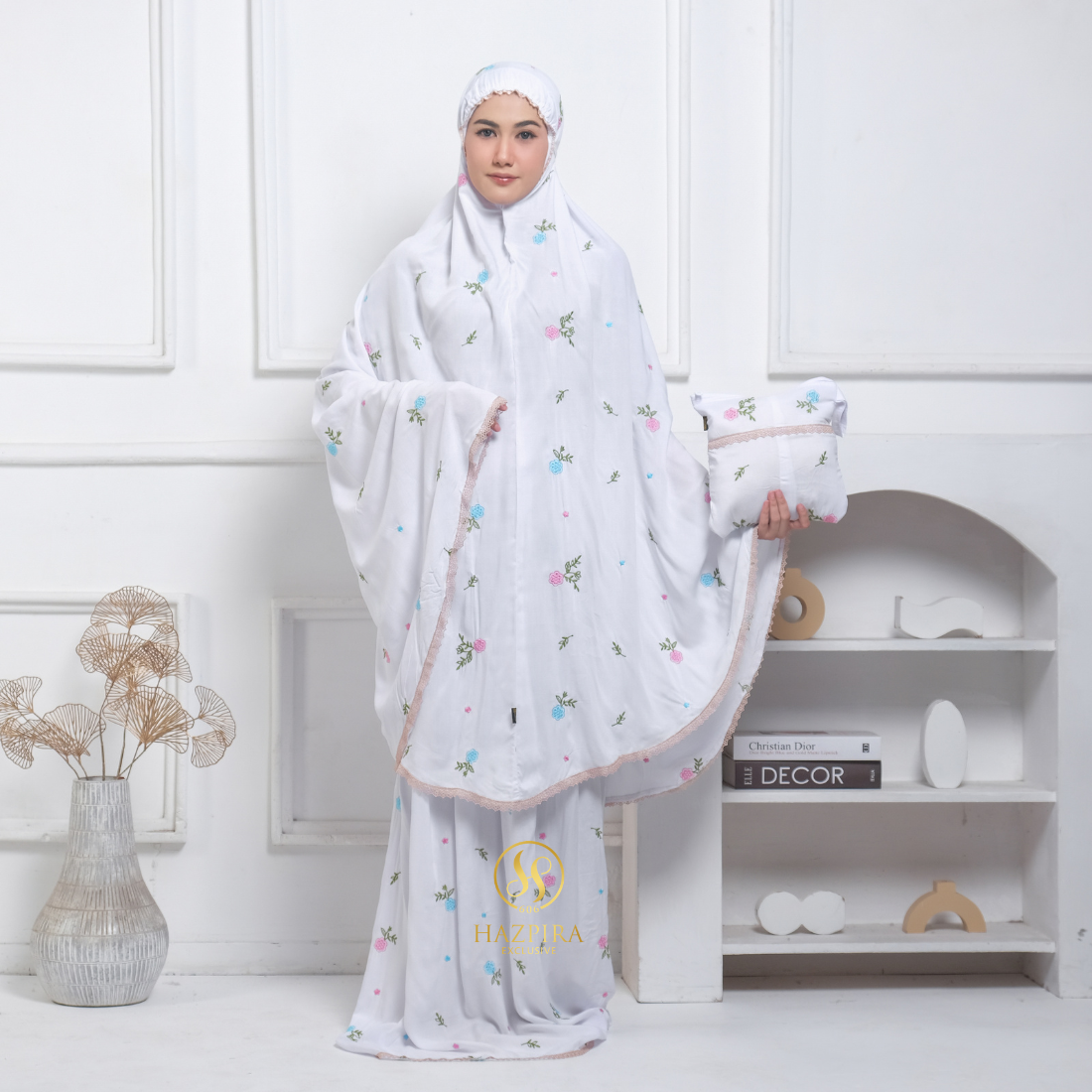 Mukena Dewasa Rayon Bordir Nahla
