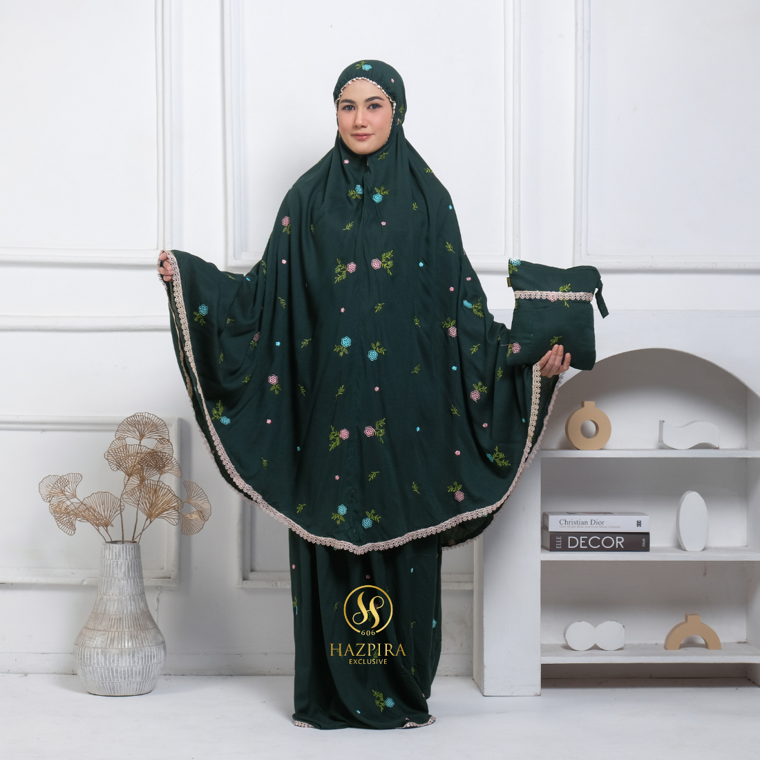 Mukena Dewasa Rayon Bordir Nahla