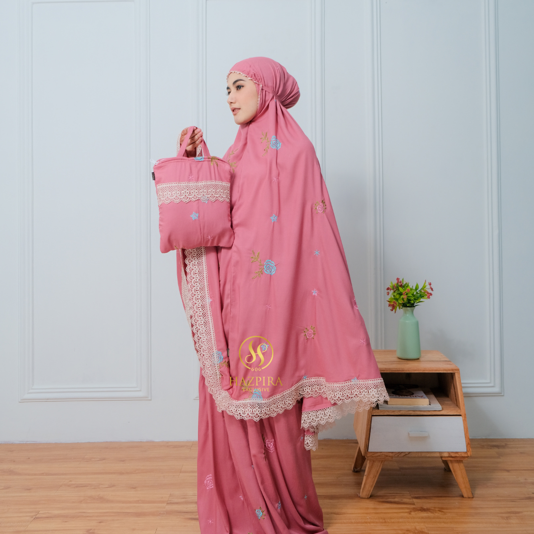 Mukena Dewasa Rayon Bordir Marisya