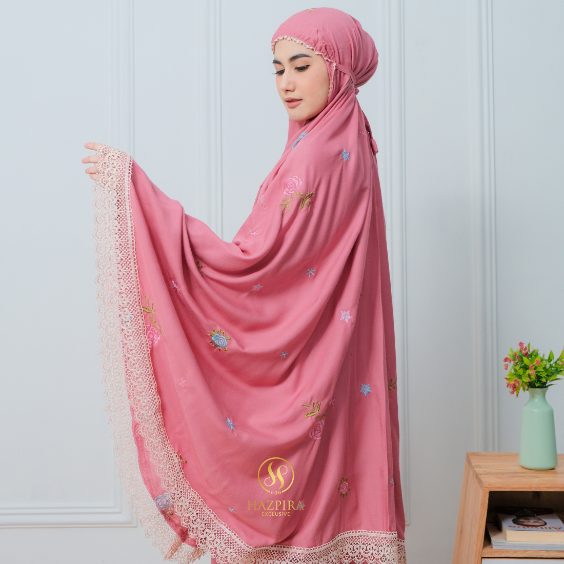 Mukena Dewasa Rayon Bordir Marisya