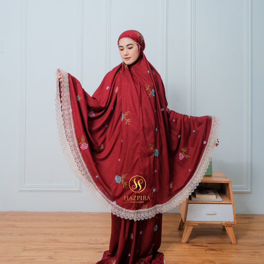 Mukena Dewasa Rayon Bordir Marisya