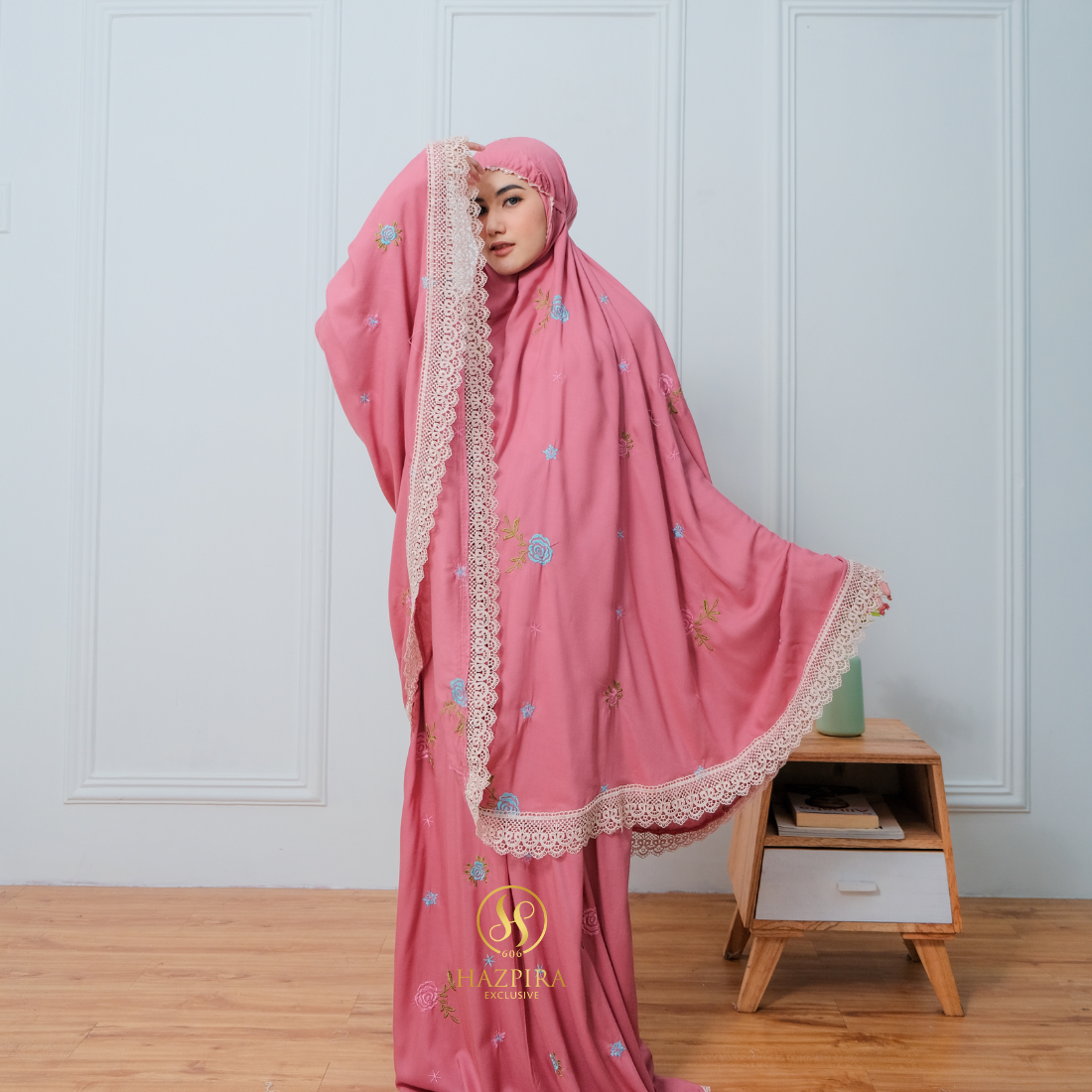 Mukena Dewasa Rayon Bordir Marisya