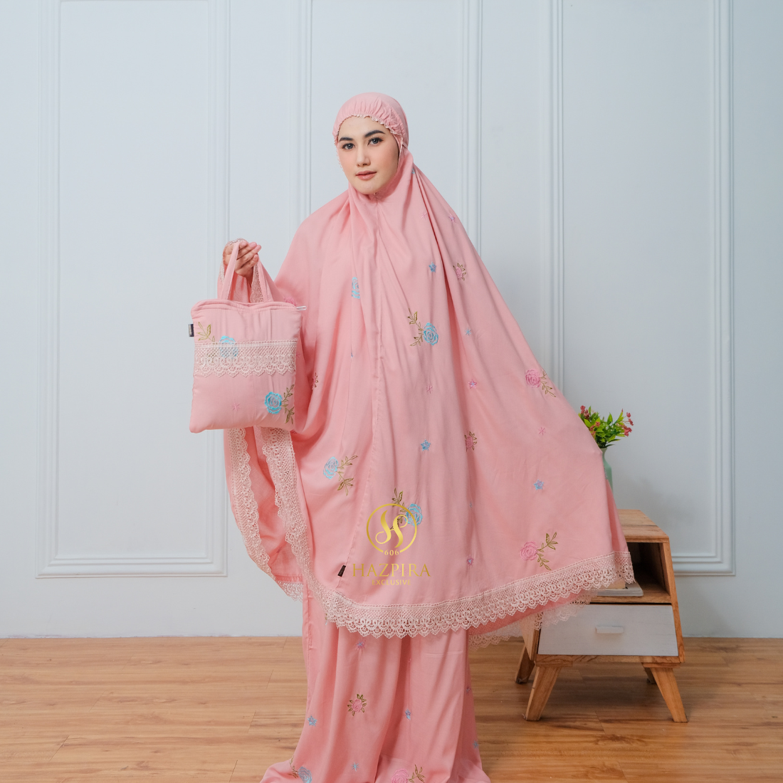 Mukena Dewasa Rayon Bordir Marisya