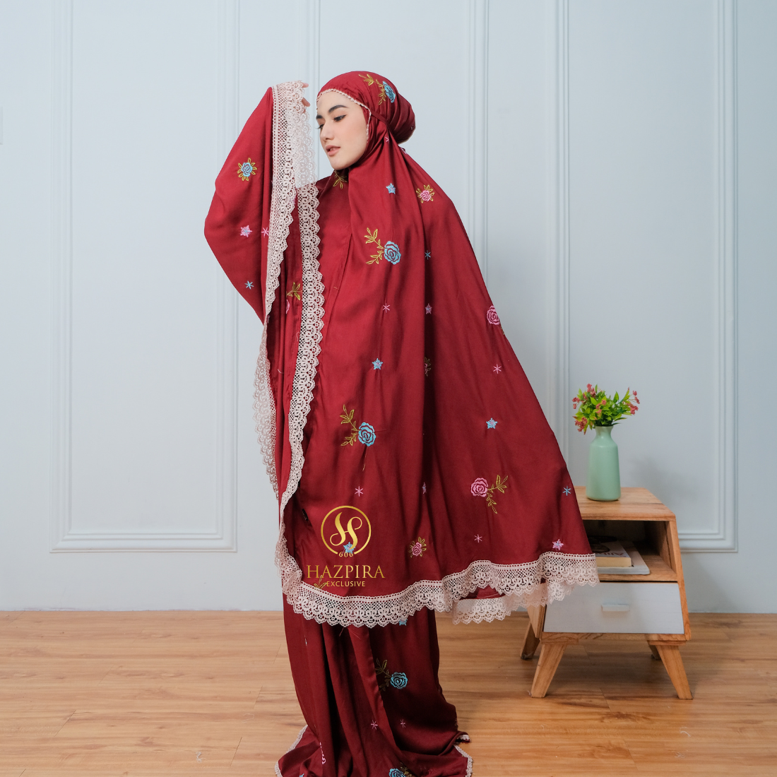 Mukena Dewasa Rayon Bordir Marisya